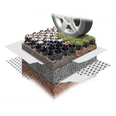 Typar Bodpave 85 Gravel Pavers - Full Pallet - 180 Pavers - Green