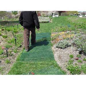 Grass Protection Mesh - 6.7' x 100' Roll - 670 Sq. Ft. - Turf Protection