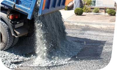 Road Base Geogrid, Soil Stabilization Grid  - Type 1 - 12.9' x 246' Roll