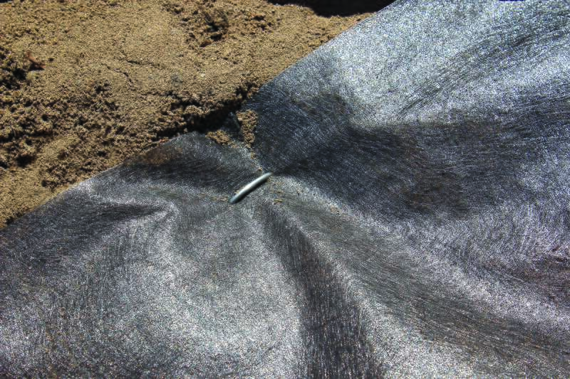 Installing spunbound fabric
